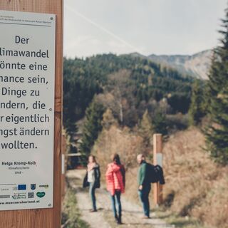Erlebnisweg "klimawandeln" im Naturpark Mürzer Oberland