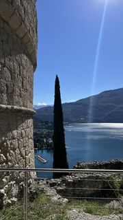 Foto von Annika entlang der Tour