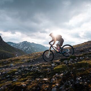 Flott bergab Richtung Muot da l'Hom