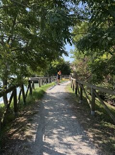 Foto von Petra Kern entlang der Tour