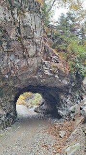 Foto von Susi entlang der Tour