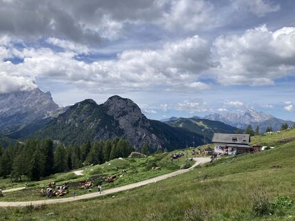 Foto von Marilena Locatelli entlang der Tour