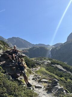 Foto von Denise Jennissen entlang der Tour