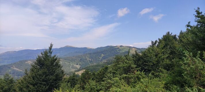 Zdjęcie z Claudio Clemente wzdłuż trasy