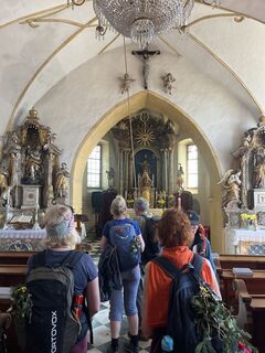 Foto von Bernhard Koller entlang der Tour