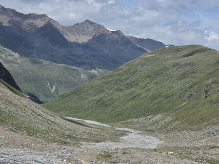 Foto de Gudrun Lippert a lo largo del recorrido