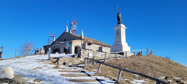 Zdjęcie z Fabrizio Cazzola wzdłuż trasy
