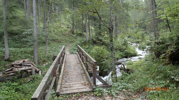 Wasserfälle unterhalb vom Hartlsee