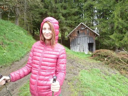 Holzhütte beim Zametterbach