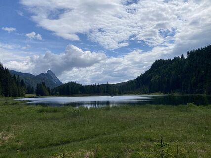 Foto von Friedrich Schlager entlang der Tour