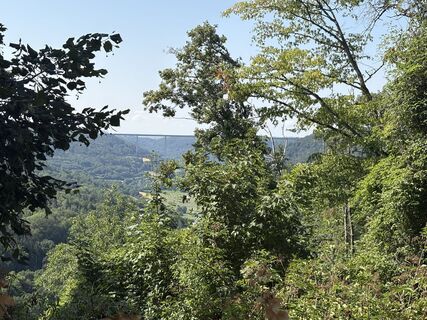 Blick auf die Kochertalbrücke bei Braunsbach