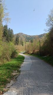 Foto von Michaela Burger entlang der Tour