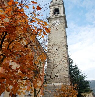 Kirchenturm in Tiarno di Sotto