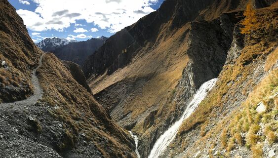 Planer Salaas, Wasserfall