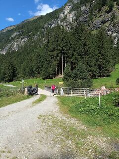 Foto von Carla entlang der Tour
