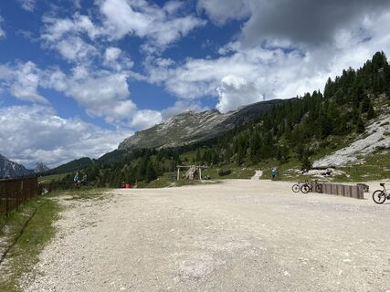 Foto von Rosi entlang der Tour