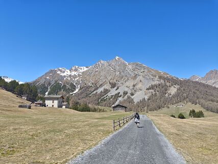 Foto von Giacomo Brambilla entlang der Tour