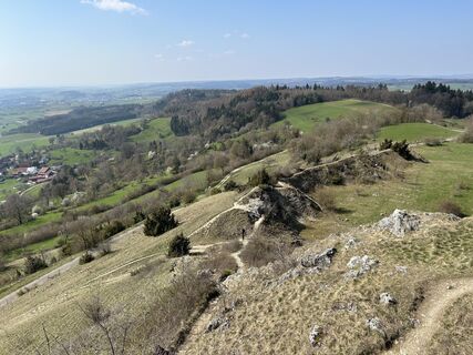 Foto von Ernst Schmid entlang der Tour
