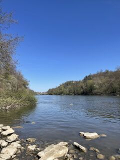 Foto von Manuela Oswald entlang der Tour