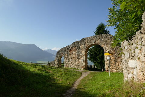 bereits bei der Burg Wolkenstein