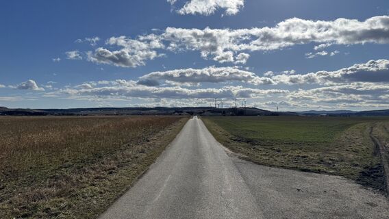 Photo de Werner Wild le long du parcours