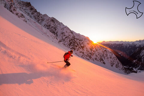 Mont di Poltro: Abendlicher Abstieg.