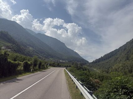 Foto von Hans Ferdinand Hauser entlang der Tour