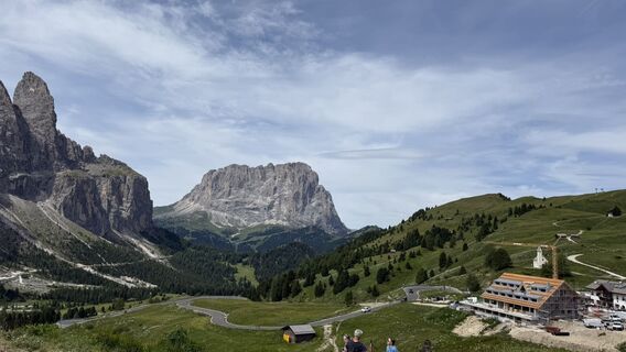 Foto von Steve Bowen entlang der Tour
