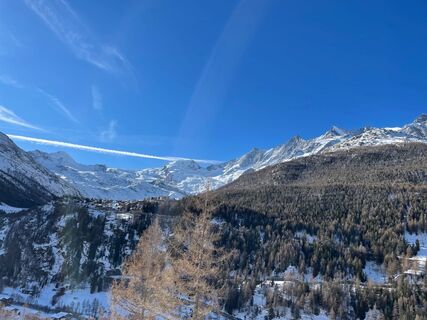 Blick nach Saas-Fee