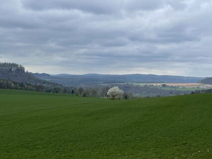 Foto von Ines Köhler entlang der Tour