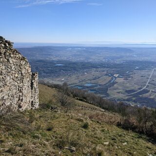 Panorama über das Moränenamphitheater von Ivrea