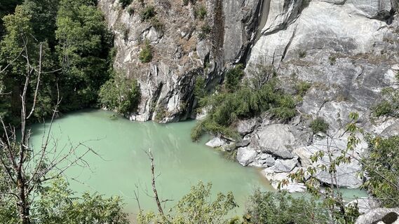 Foto von Peter Burki entlang der Tour