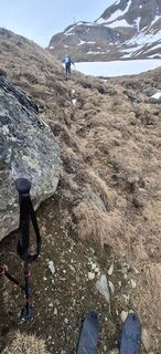 Fotografia z Severin Weber na trase