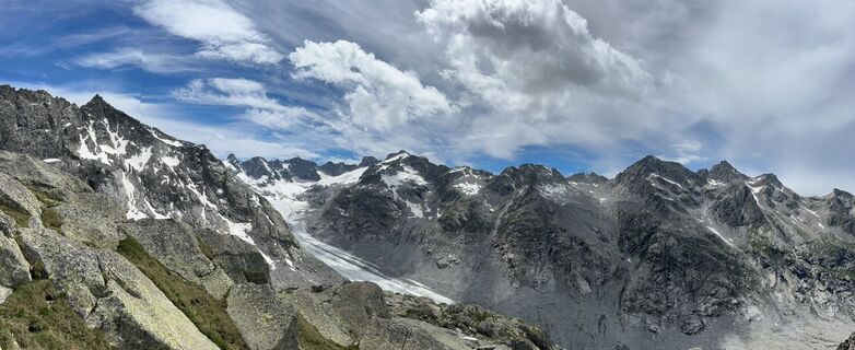 Foto von Riccardo Calvi entlang der Tour