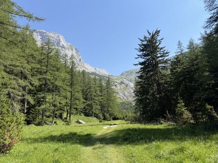 Foto de Luca Pirker a lo largo del recorrido