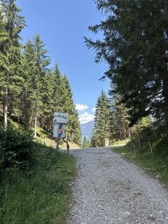 Foto von Lukas Plangger entlang der Tour