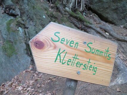 Lavanttaler Alpen: Klettergarten St. Andrä/Eitweg, "Seven Summits Klettersteig"