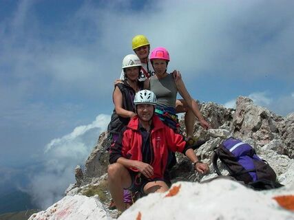 Erfolgreicher Aufstieg; copyright by Innsbrucker-Hütte