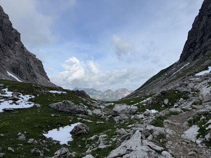 Photo de Norbert Herbig le long du parcours