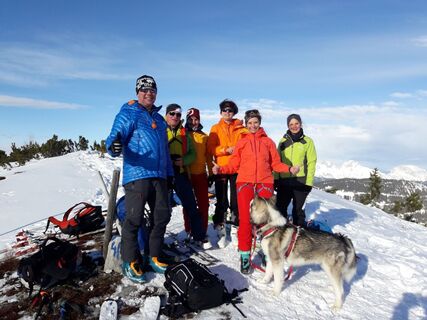 auf dem Gipfel der Kreuzkarschneid