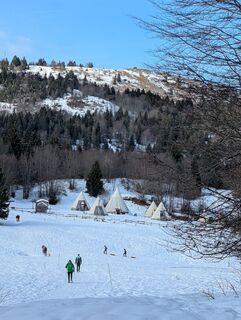 Photo de Anne be le long du parcours