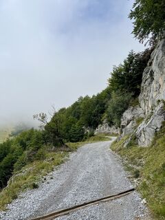 Photo de Andrea Cappella le long du parcours