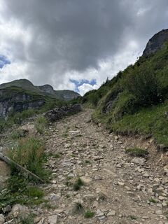 Foto von Andrea Omlin entlang der Tour