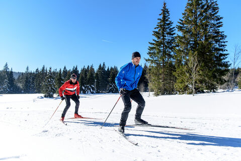 Zwei Langläufer