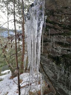 Foto von Dagmar Hofer entlang der Tour