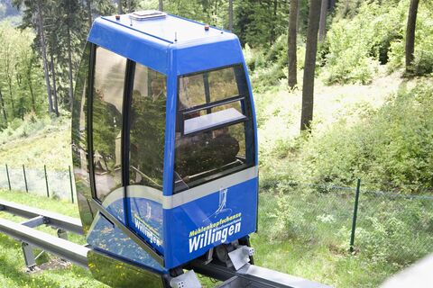 Standseilbahn an der Muehlenkopfschanze