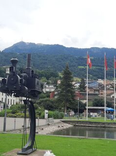 Foto von Gisela Fleischli entlang der Tour