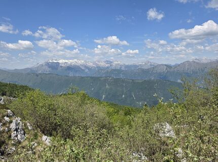 Photo de Axel Holtz le long du parcours
