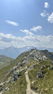 Foto von Arthur entlang der Tour