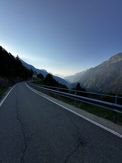 Foto von Claudio Beffa entlang der Tour